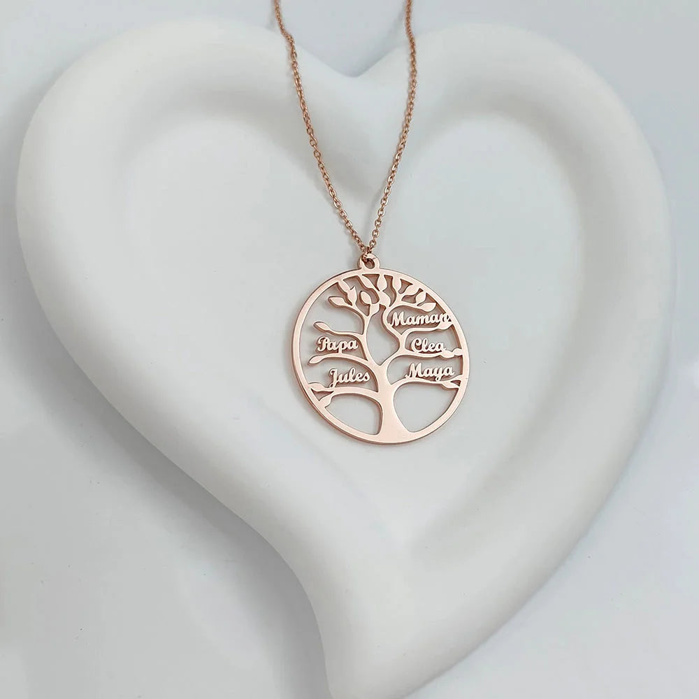 Collier Arbre de Vie Jusqu’à 13 Noms